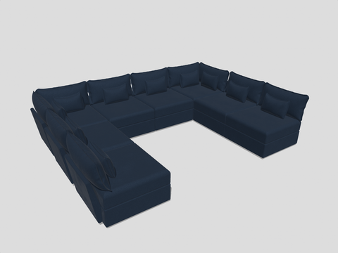 8 Seater Sofa U Shape