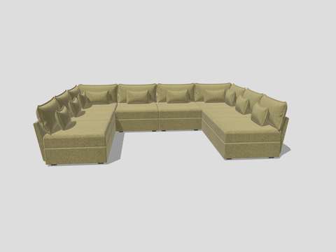 8 Seater Sofa U Shape