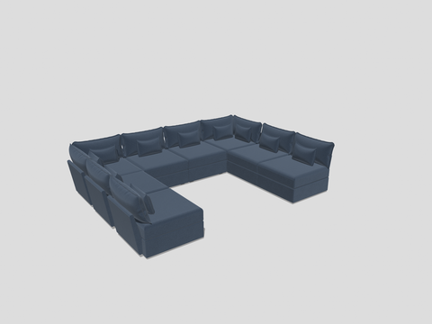 8 Seater Sofa U Shape