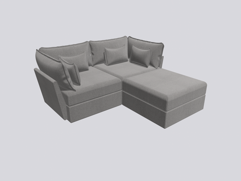 2 Seater Sofa and Ottoman Module