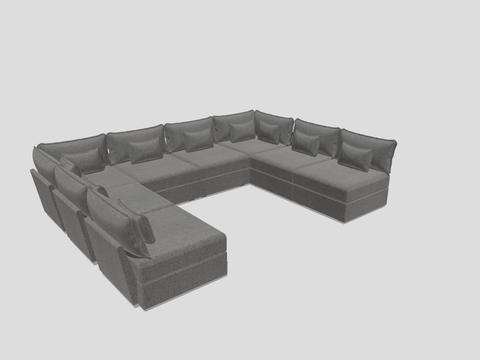 8 Seater Sofa U Shape