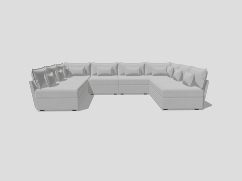 8 Seater Sofa U Shape