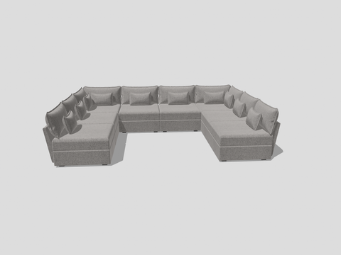 8 Seater Sofa U Shape