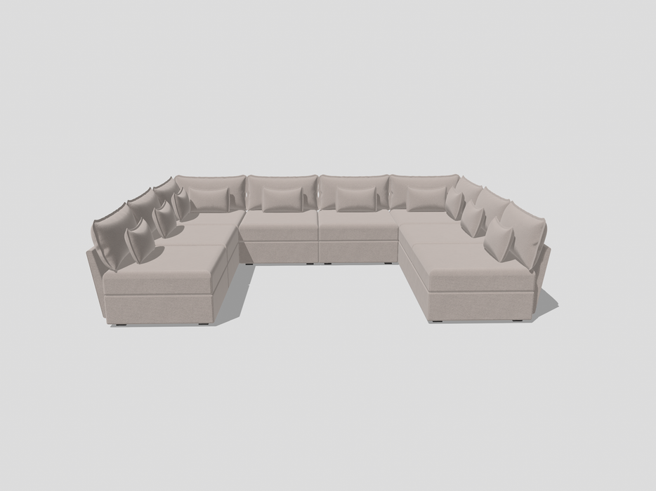 8 Seater Sofa U Shape