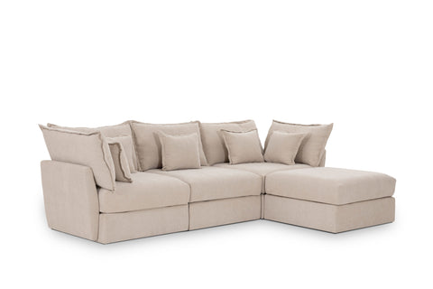 3 Seater Sofa and Ottoman Module