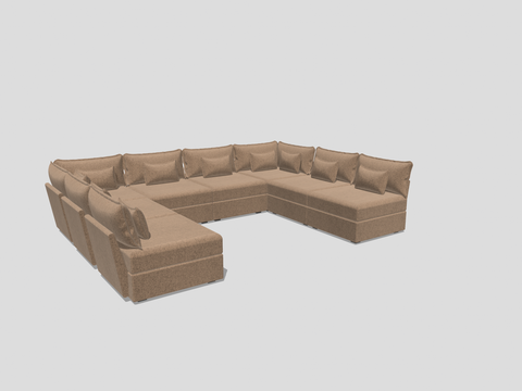 8 Seater Sofa U Shape