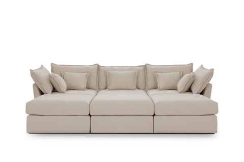 Double 3 Seater Sectional