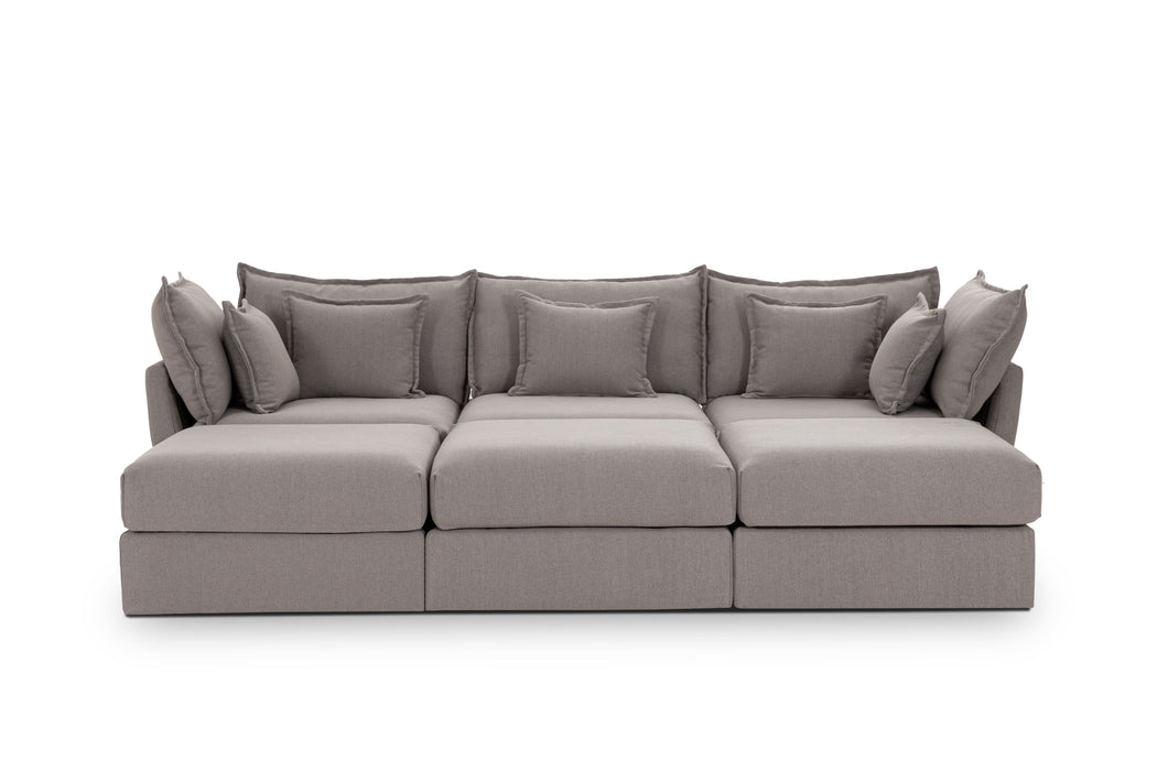 Double 3 Seater Sectional