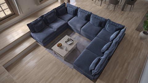 8 Seater Sofa U Shape