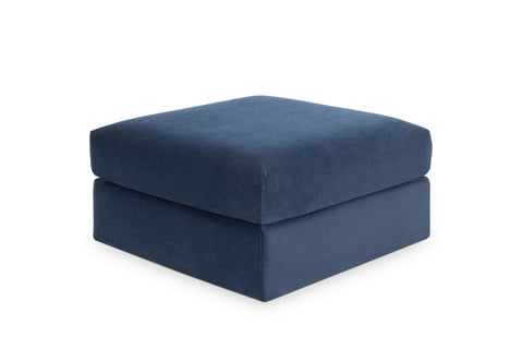 Ottoman Velvet Deep Blue