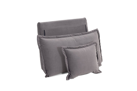 Backrest Velvet Graphite