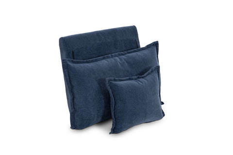 Cover For Backrest Chenille Deep Blue