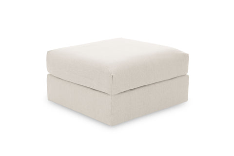 Ottoman Linen Bone